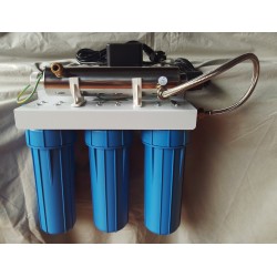 Kit filtration 458 Litres/heure, 3 modules 10'' std + UV 14W